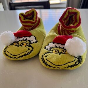 Grinch Christmas Slippers
